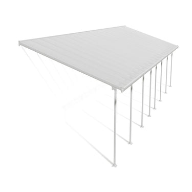 Palram Canopia - Terrasseoverdækning Feria 4x12,12m Hvid 46 m2