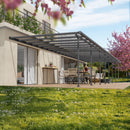 Palram Canopia - Terrasseoverdækning Feria 4x12,12m Antracitgrå 46 m2