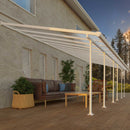 Palram Canopia - Terrasseoverdækning Feria 4x8,50m Hvid 32 m2