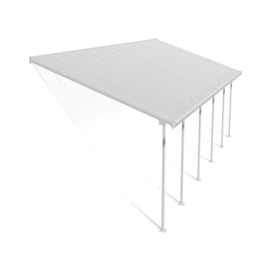 Palram Canopia - Terrasseoverdækning Feria 4x10,31m Hvid 39 m2