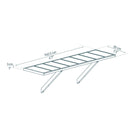 Palram - Canopia Cedertræshylde til Natura drivhus, 140,5x39cm