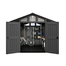 Keter - Haveskur Stronghold 10x8 300x243cm Grå Resin Trælook 18,6m³
