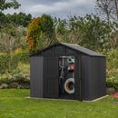 Keter - Haveskur Stronghold 10x8 300x243cm Grå Resin Trælook 18,6m³