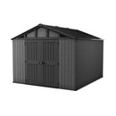 Keter - Haveskur Stronghold 10x11,5 305x350cm Grå Resin Trælook 26,8m³