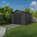 Keter - Haveskur Stronghold 10x11,5 305x350cm Grå Resin Trælook 26,8m³
