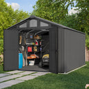 Keter - Haveskur Stronghold 10x15 305x453cm Grå Resin Trælook 34,7m³
