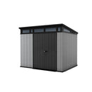 Keter - Haveskur Artisan 9x7 279x218cm Lysegrå Pulttag Dobbeltvæg 11m³