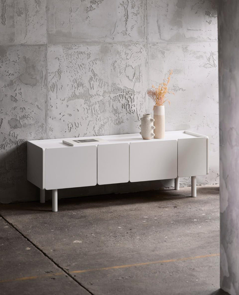 Bera tv-bord, hvid, 160x45x55cm