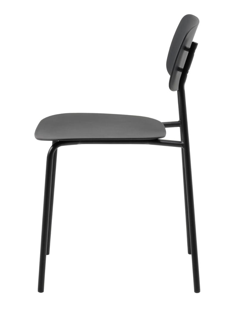 Kirkland Spisebordsstol ,Sort, 43,5x51x79 cm, Sæt af 4