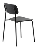 Kirkland Spisebordsstol ,Sort, 43,5x51x79 cm, Sæt af 4