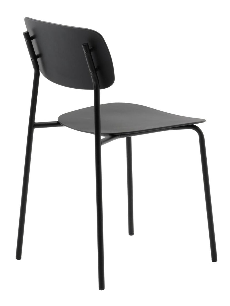 Kirkland Spisebordsstol ,Sort, 43,5x51x79 cm, Sæt af 4