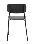 Kirkland Spisebordsstol ,Sort, 43,5x51x79 cm, Sæt af 4