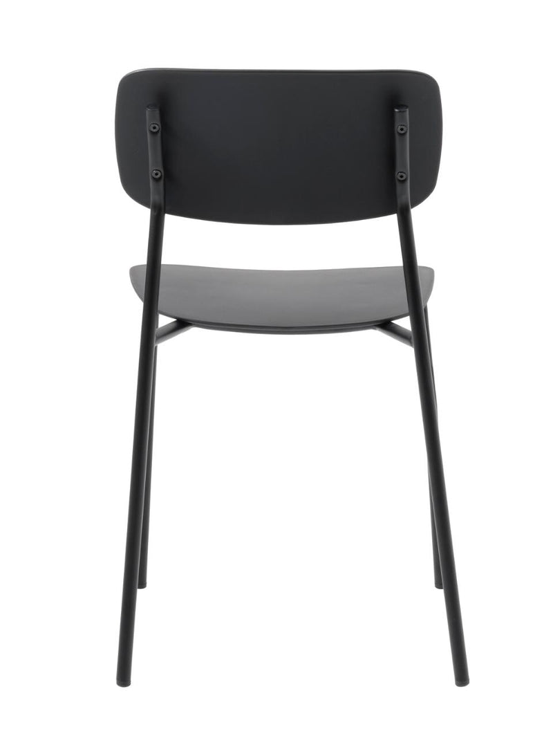 Kirkland Spisebordsstol ,Sort, 43,5x51x79 cm, Sæt af 4