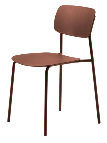 Sæt af 4 - Kirkland Spisebordsstol Terracotta, 43,5x51x79 cm