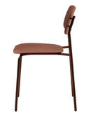 Kirkland Spisebordsstol Terracotta, 43,5x51x79 cm, Sæt af 4