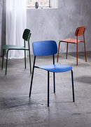 Kirkland Spisebordsstol, Kobaltblå, 43,5x51x79 cm, Sæt af 4