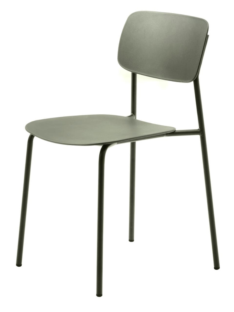 Kirkland Spisebordsstol, Olivengrøn, 43,5x51x79 cm, Sæt af 4