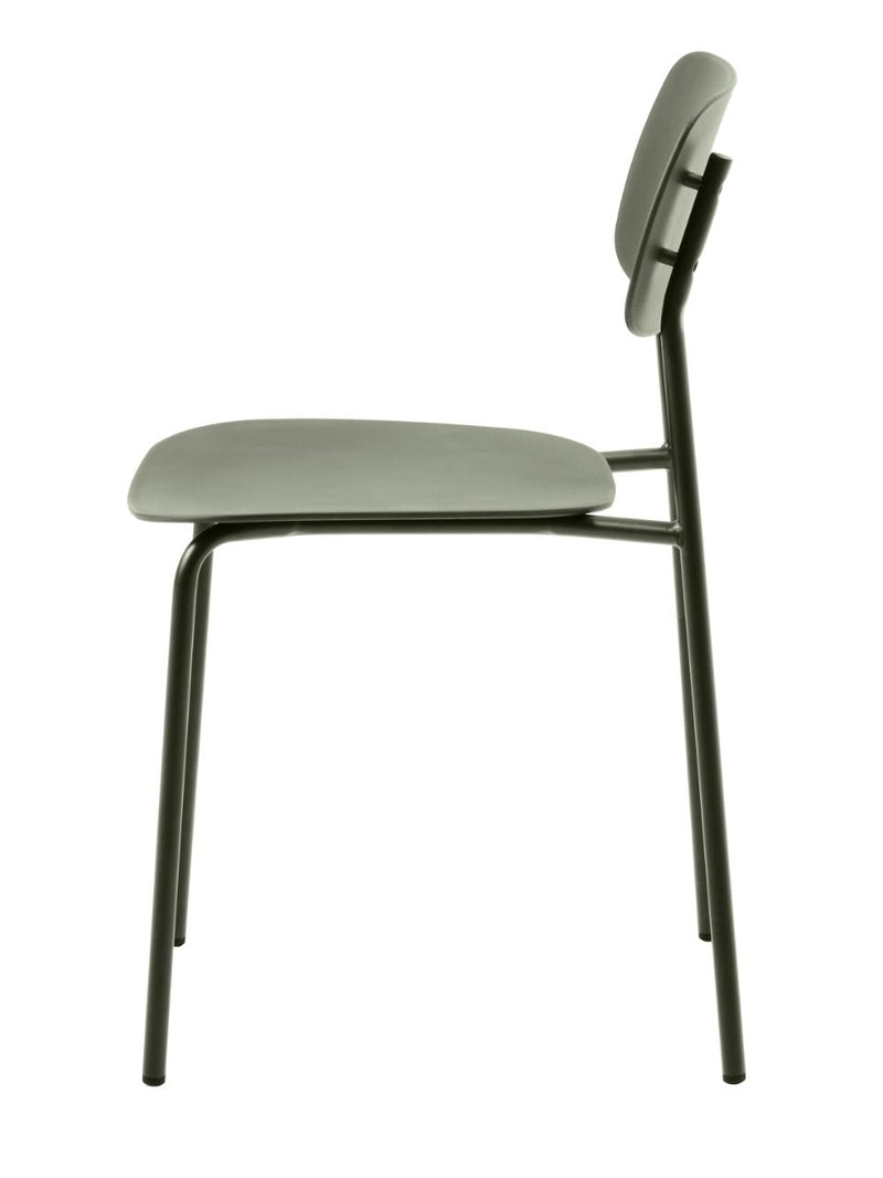 Kirkland Spisebordsstol, Olivengrøn, 43,5x51x79 cm, Sæt af 4