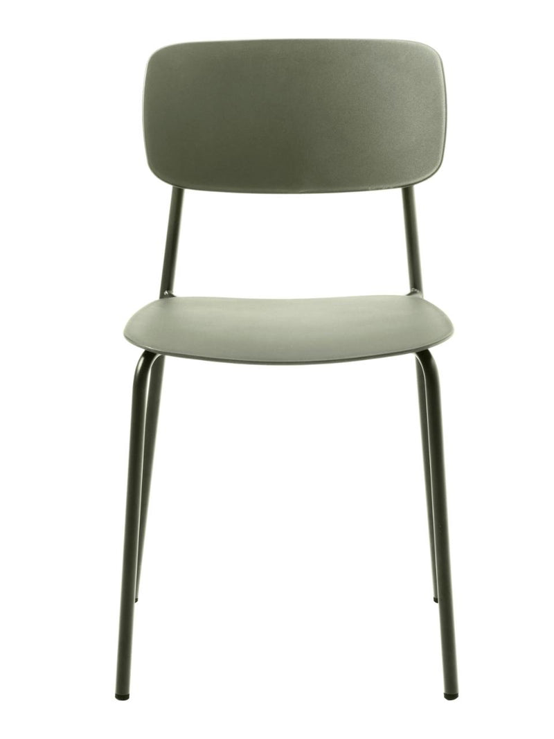 Kirkland Spisebordsstol, Olivengrøn, 43,5x51x79 cm, Sæt af 4