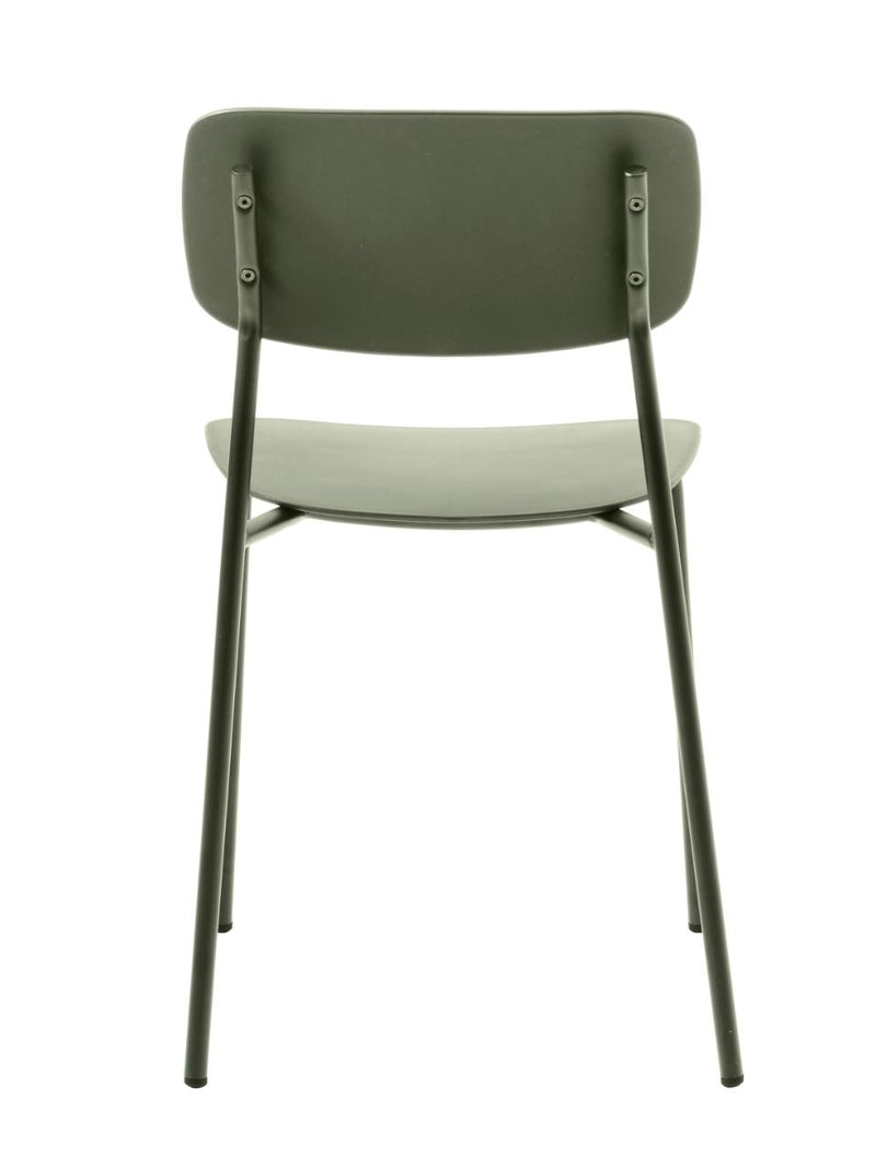 Kirkland Spisebordsstol, Olivengrøn, 43,5x51x79 cm, Sæt af 4