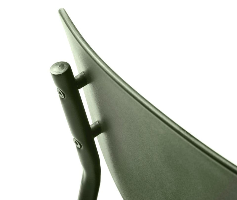 Kirkland Spisebordsstol, Olivengrøn, 43,5x51x79 cm, Sæt af 4