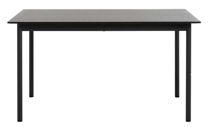 Pensacola Spisebord, Sort Melamin, 140x85x75 cm