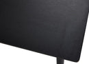 Pensacola Spisebord, Sort Melamin, 140x85x75 cm