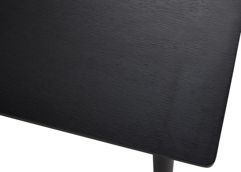 Pensacola Spisebord, Sort Melamin, 140x85x75 cm