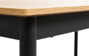 Pensacola Spisebord, Melamin Egetræs-Look, 140x85x75 cm