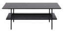 Pensacola Sofabord, Sort Melamin, 110x55x40 cm