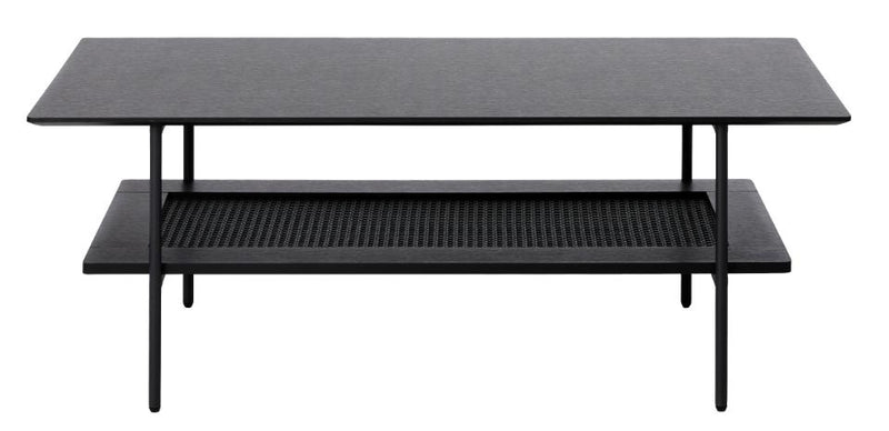 Pensacola Sofabord, Sort Melamin, 110x55x40 cm