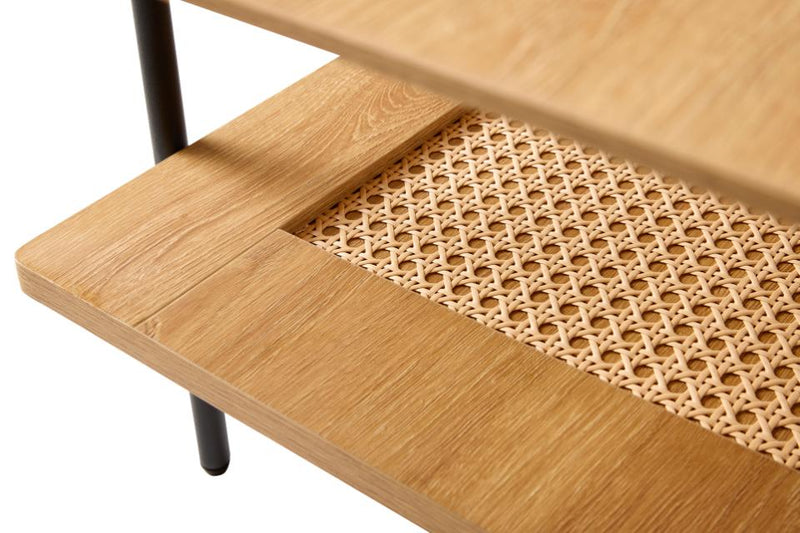 Pensacola Sofabord, Egetræs-Look, 110x55x40 cm