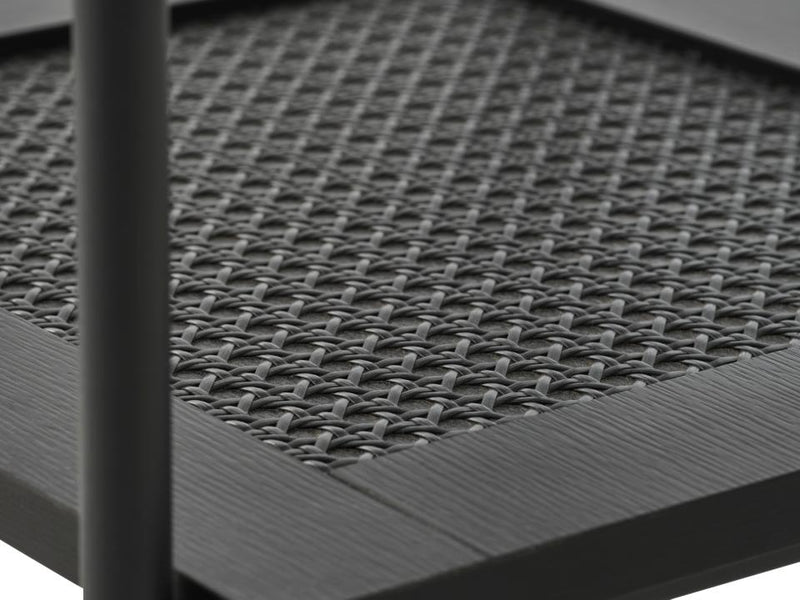 Pensacola Sidebord, Sort Melamin, 45x45x55 cm