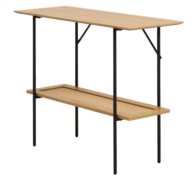 Pensacola Konsolbord, Melamin Egetræs-Look, 100x37x75 cm