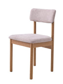 Sæt af 2 stk - Canora stol, sand, eg, mat PU lak 10% glans