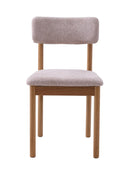 Sæt af 2 stk - Canora stol, sand, eg, mat PU lak 10% glans