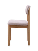 Sæt af 2 stk - Canora stol, sand, eg, mat PU lak 10% glans