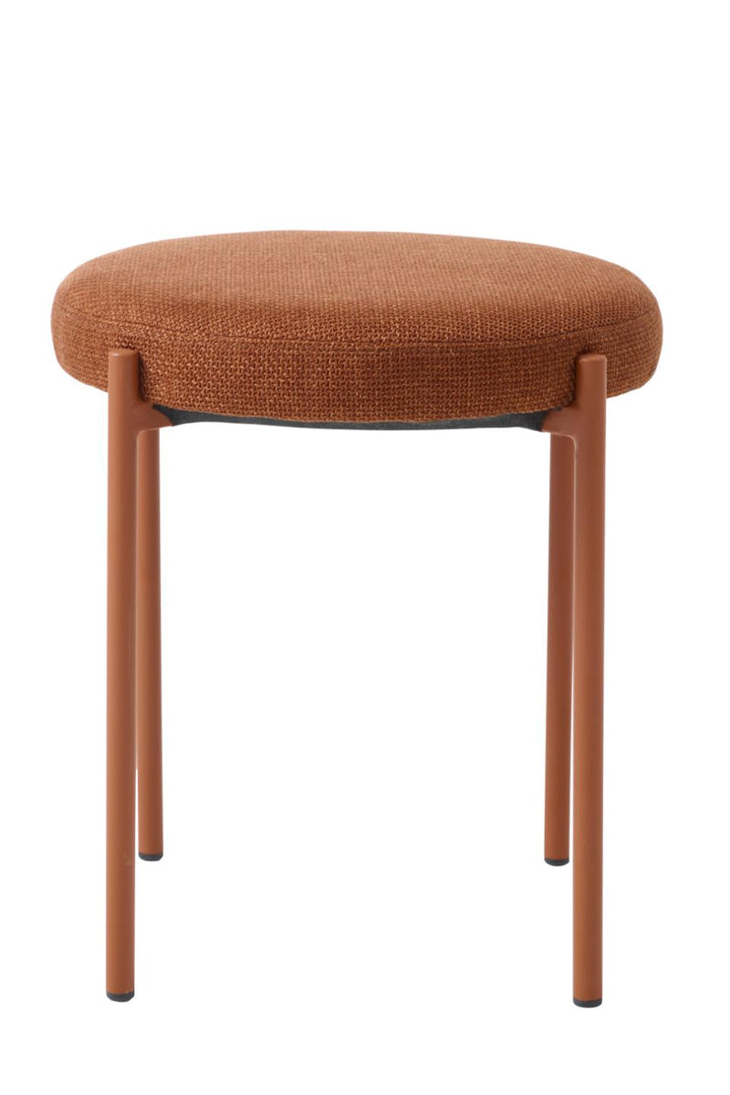 Pelican Taburet Rust/Terracotta, 43,5x43,5x48 cm, Sæt af 4