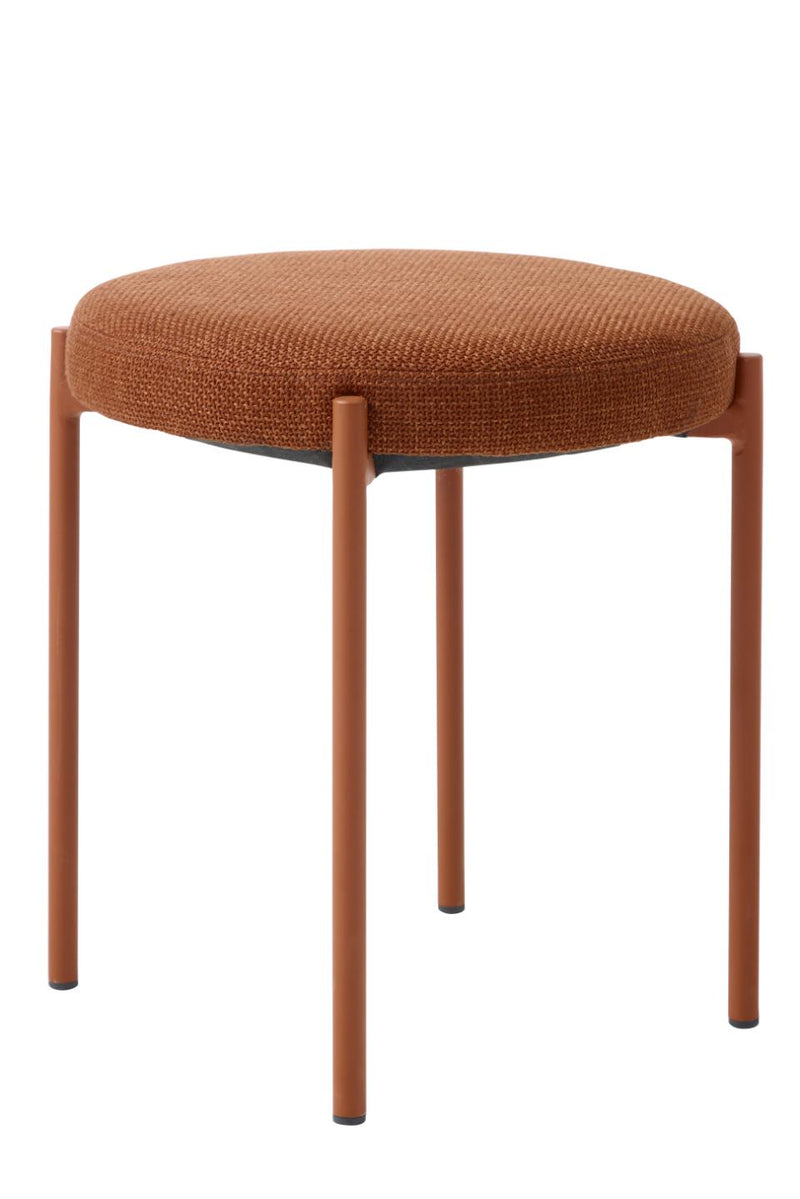 Pelican Taburet Rust/Terracotta, 43,5x43,5x48 cm, Sæt af 4