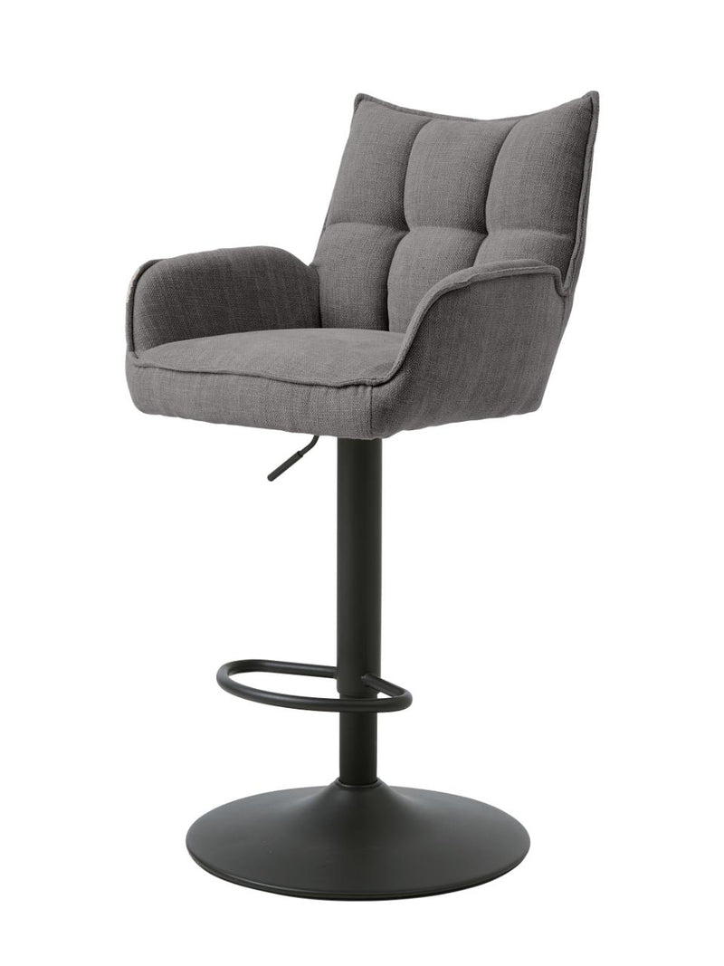 Marilla Barstol, Grafit, 52x53x98,5-113,5 cm, Sæt af 2