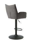 Marilla Barstol, Grafit, 52x53x98,5-113,5 cm, Sæt af 2