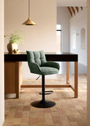 Marilla Barstol, Skovgrøn, 52x53x98,5-113,5 cm, Sæt af 2