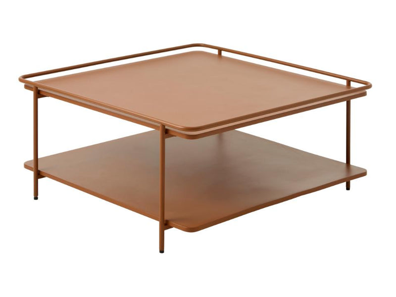 Yuba sofabord, terracotta, 75x75x34,3cm