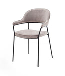 Kindersley Spisebordsstol, Sand, 56,5x56,5x85 cm, Sæt af 2