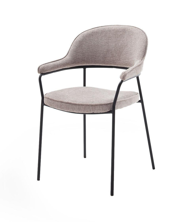 Kindersley Spisebordsstol, Sand, 56,5x56,5x85 cm, Sæt af 2