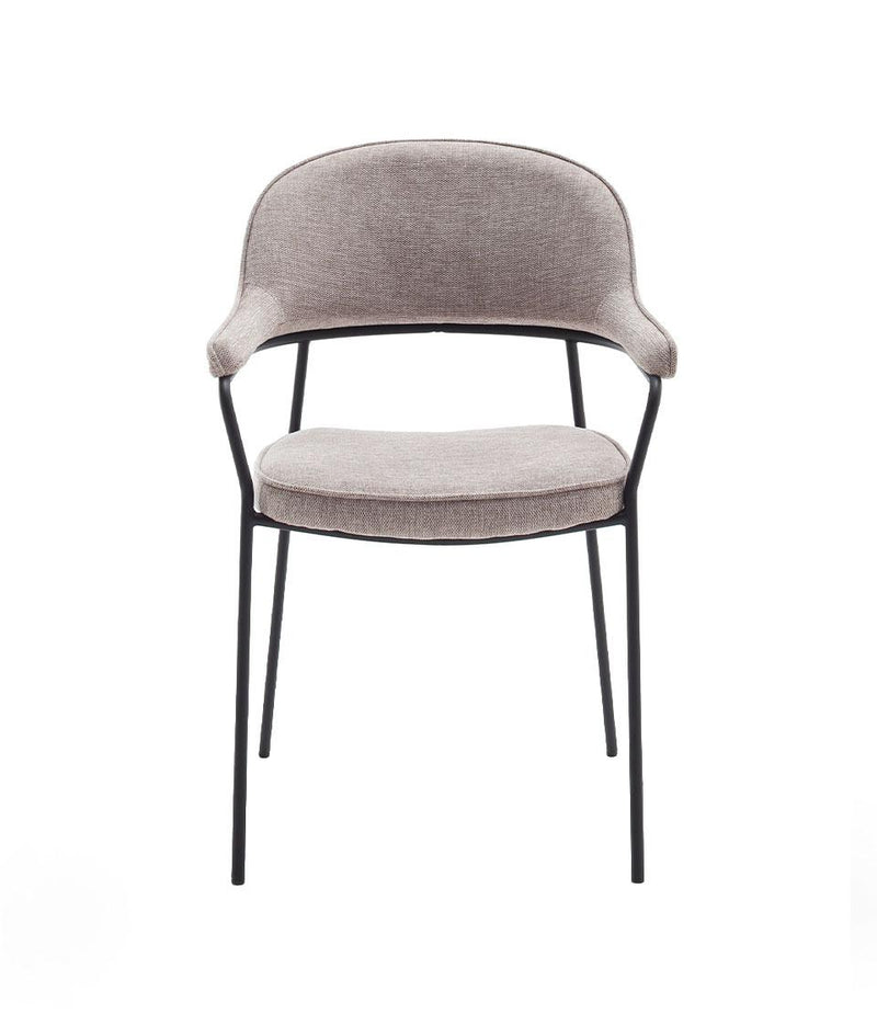 Kindersley Spisebordsstol, Sand, 56,5x56,5x85 cm, Sæt af 2