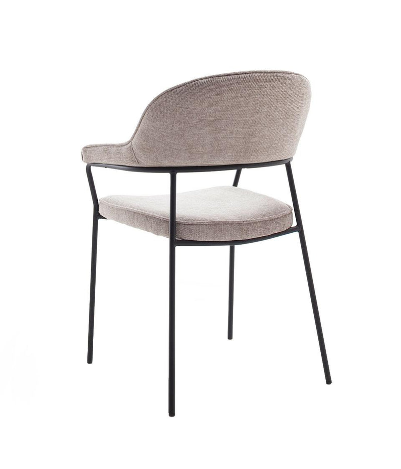 Kindersley Spisebordsstol, Sand, 56,5x56,5x85 cm, Sæt af 2