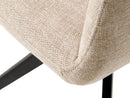 Roxana Spisebordsstol, Sand, 57,5x62x88 cm, Dreje & Vippe