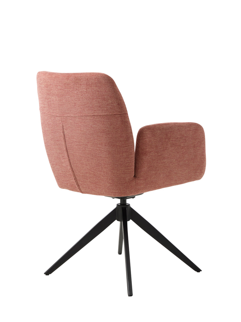 Roxana Spisebordsstol, Rose, 57,5x62x88 cm, Dreje & Vippe