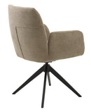 Roxana Spisebordsstol, Taupe, 57,5x62x88 cm, Dreje & Vippe